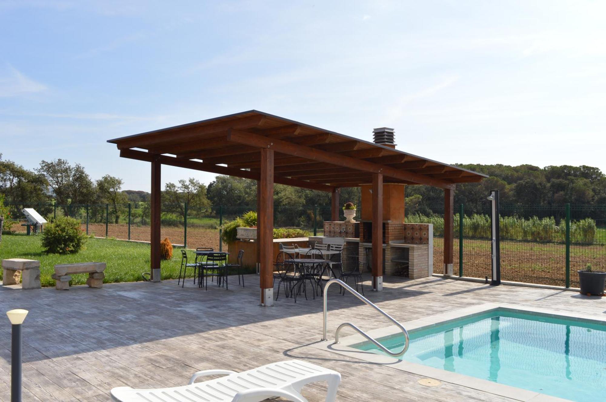 Mas Piua Villa Girona Exterior photo